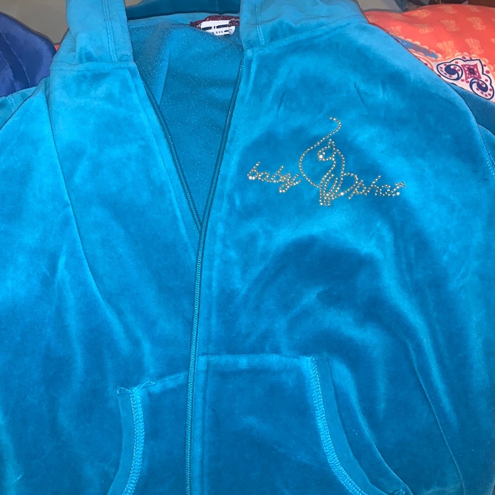 Vintage babyphat velour sweater
